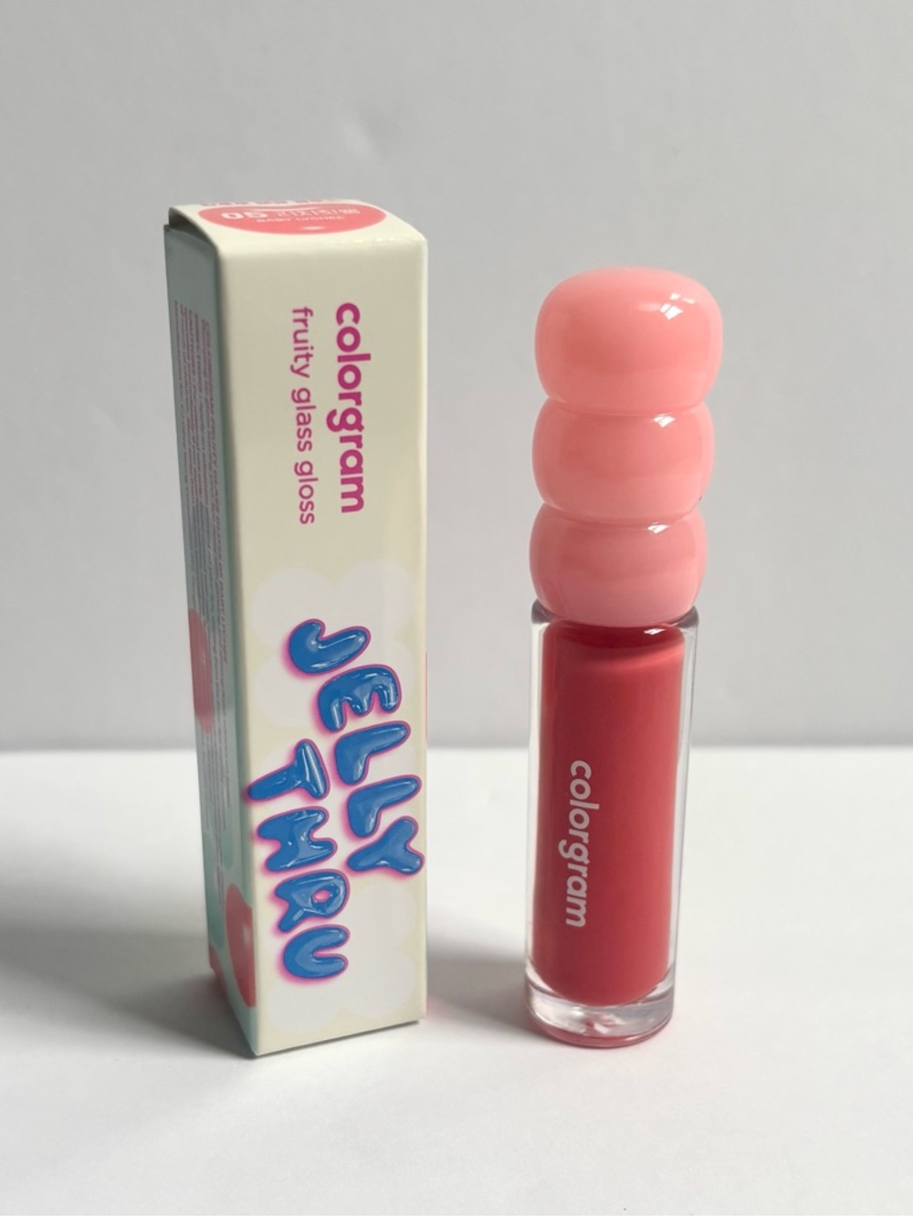 5/$22 COLORGRAM Fruity Glass Gloss (Shade 05 - Baby Lychee)
